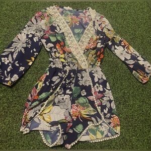 flower print small romper